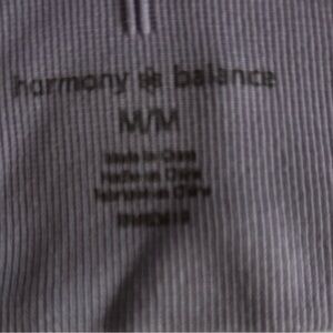Harmony & Balance ribbed sports bras